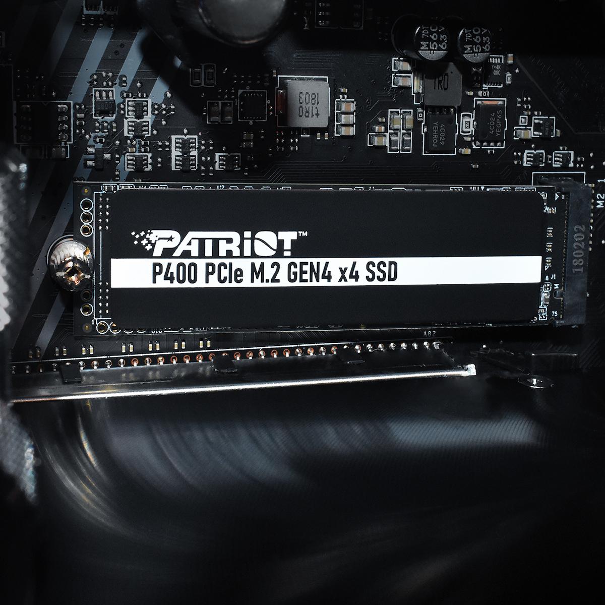 Patriot P400 PCIe Gen4x4 M.2 NVMe SSD – Ultra Fast Storage Patriot P400 PCIe Gen4x4 M.2 NVMe SSD – Ultra Fast Storage